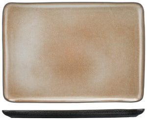 talerz Lerida Desert prostokątny; 24x34.5 cm (DxS); brązowy; prostokątny; 2 sztuka / opakowanie