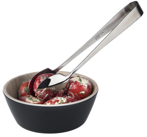 szczypce do przystawek; 20 cm (D); srebro