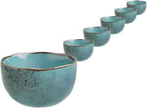 miska Palana; 950ml, 15x8.8 cm (ØxW); turkusowy; okrągły; 6 sztuka / opakowanie