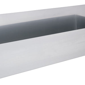pojemnik na butelki/puszki Cento; 56.5x10.5x15 cm (DxSxW); srebro