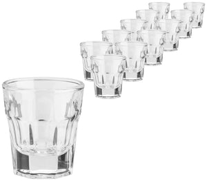 mini szklanka  Casablanca; 37ml, 4.9x5.5 cm (ØxW); transparentny; 12 sztuka / opakowanie