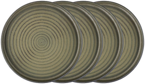 talerz z wysokim rantem Snug; 750ml, 20.5x4 cm (ØxW); oliwka; okrągły; 4 sztuka / opakowanie