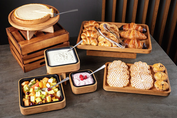 taca/deska Fenra; 40x25x3.65 cm (DxSxW); dąb