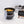 zestaw misek Casual; 1800ml, 20x9 cm (ØxW); transparentny/czarny; okrągły