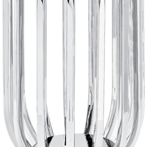 Windlicht Aamu; 19.5x26 cm (ØxW); srebro; okrągły