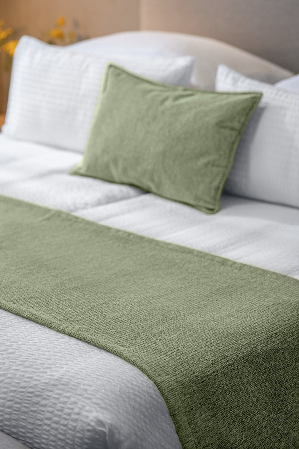 Bettläufer Maella wasserabweisend; 60x260 cm (SxD); szałwia