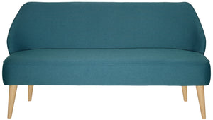 sofa 3-osobowa Lasse tkanina; 155x60x82 cm (SxGxW); niebieski petrol