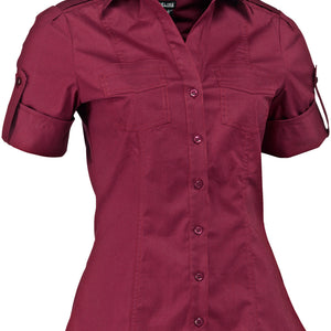 bluzka damska Kate krótki rękaw; Kleidergröße 42; bordo