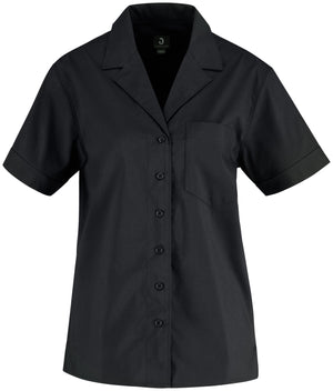 Bluse Kurzarm Magnum Comfort Fit; Kleidergröße 40; czarny