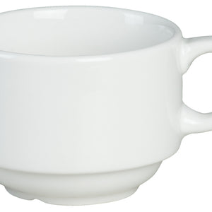 filiżanka do kawy Ronda; 190ml, 8x5.8 cm (ØxW); biały; okrągły; 6 sztuka / opakowanie