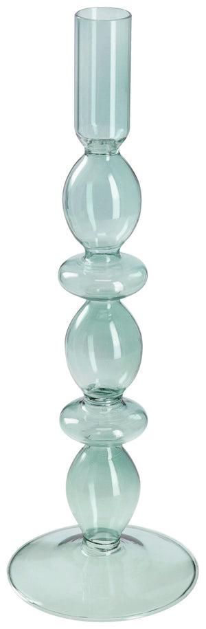 świecznik Antal; 9x26.5 cm (ØxW); ciemny zielony