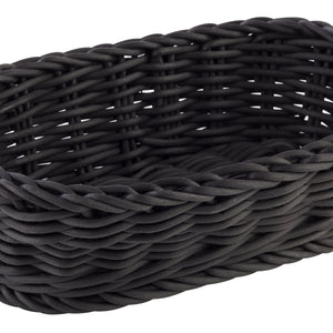 kosz Profi Line owalny; 19x12x6 cm (DxSxW); czarny; owalny