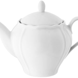 dzbanek do herbaty Amely z pokrywką; 1000ml, 11.5x20 cm (ØxW); biały; okrągły; 4 sztuka / opakowanie