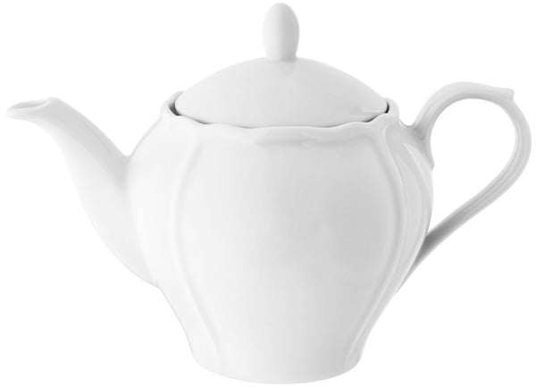 dzbanek do herbaty Amely z pokrywką; 1000ml, 11.5x20 cm (ØxW); biały; okrągły; 4 sztuka / opakowanie