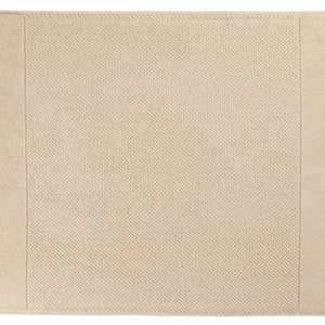 mata łazienkowa Duo; 50x70 cm (SxD); biel kremowa