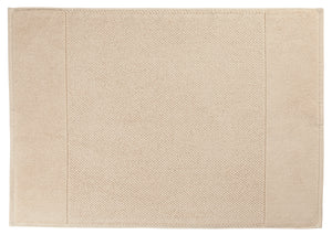 mata łazienkowa Duo; 50x70 cm (SxD); biel kremowa