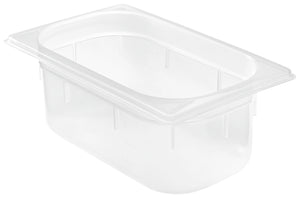 pojemnik GN z tworzywa sztucznego Risa 45017; Größe GN 1/4, 2500ml, 26.5x16.2x10 cm (DxSxG); transparentny