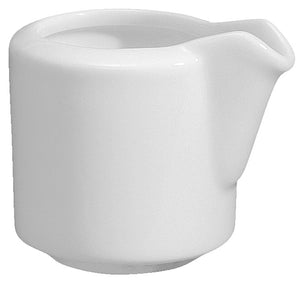 dzbanek Base bez uchwytu ; 30ml, 4.5x4.5 cm (ØxW); biały; okrągły; 6 sztuka / opakowanie