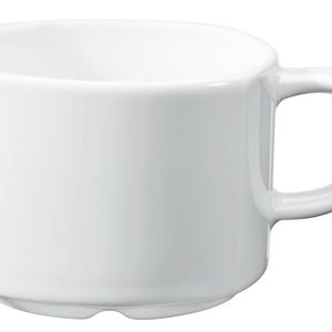 filiżanka do kawy Melbourne; 180ml, 8x6 cm (ØxW); biały; okrągły; 6 sztuka / opakowanie