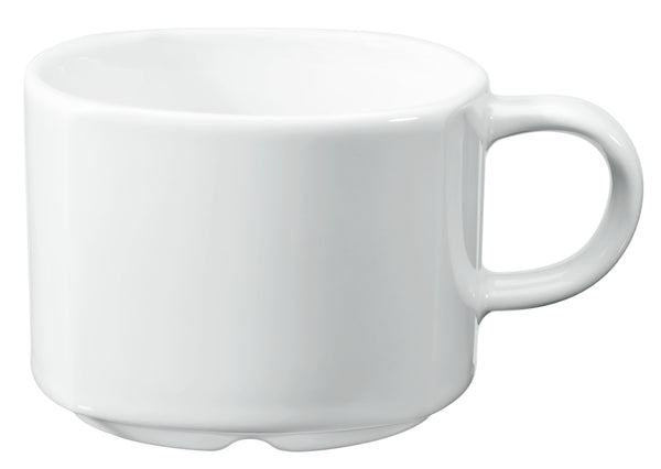 filiżanka do kawy Melbourne; 180ml, 8x6 cm (ØxW); biały; okrągły; 6 sztuka / opakowanie