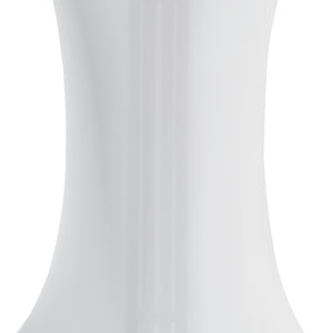 pokrowiec stretch na stół koktajlowy Melior; 75x110 cm (ØxW); biały; 5 sztuka / opakowanie