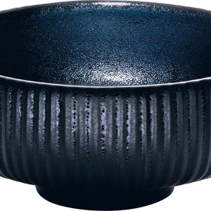 Schale rund Nara Relief schwarz 12cm/0.33l; 330ml