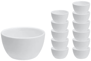 mini miseczki  Odara; 30ml, 5x3 cm (ØxW); biały; okrągły; 12 sztuka / opakowanie