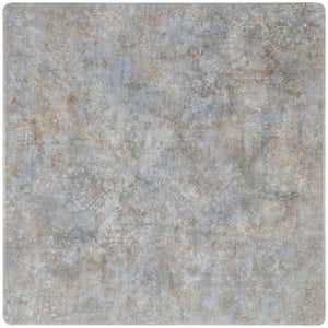 blat Topalit kwadratowy; 60x60 cm (DxS); beton/niebieski; kwadrat