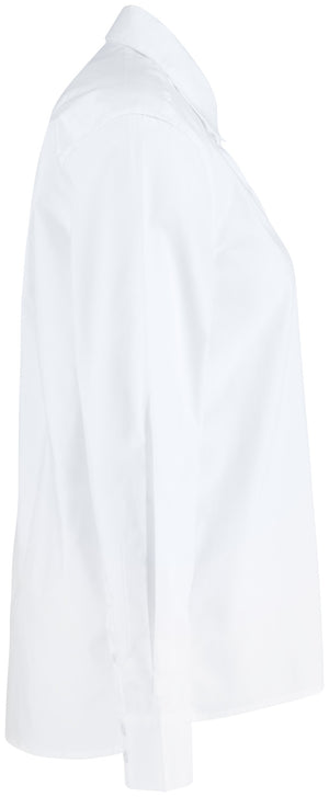 Bluse Langarm Olivia Comfort Fit; Kleidergröße 48; biały
