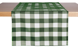 bieżnik Countryline; 40x130 cm (SxD); zielony; prostokątny; 2 sztuka / opakowanie