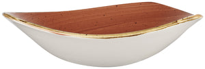 miska Cream Stonecast Orange trójkątny; 370ml