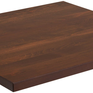 blat z drewna litego Kentucky lakierowany kwadratowy ; 70x70x3 cm (DxSxW); buk/tytoń bejcowany; kwadrat