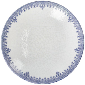 Teller tief Nonna; 1700ml, 30x5.5 cm (ØxW); biały/niebieski; okrągły; 6 sztuka / opakowanie