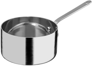 mini rondel Pani; 220ml, 8x4.5 cm (ØxW); srebro; okrągły