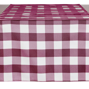 bieżnik Countryline; 40x130 cm (SxD); burgund; prostokątny; 2 sztuka / opakowanie