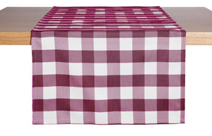 bieżnik Countryline; 40x130 cm (SxD); burgund; prostokątny; 2 sztuka / opakowanie