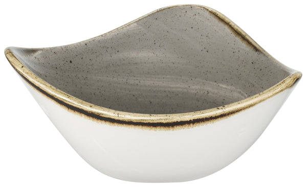 Bowl Stonecast Peppercorn dreieckig; 260ml, 15.3 cm (S); szary/brązowy; trójkątny; 12 sztuka / opakowanie