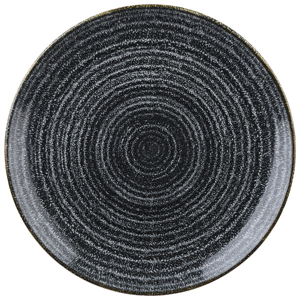 talerz płaski Studio Prints Charcoal Black okrągły; 21.7 cm (Ø); czarny; okrągły; 12 sztuka / opakowanie