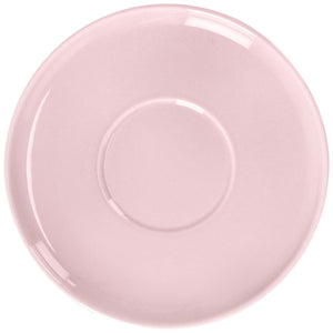 spodek do filiżanki do kawy z mlekiem Alegria; 18 cm (Ø); różowy; okrągły; 6 sztuka / opakowanie