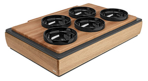 miska z melaminy Sektion; 35ml, 6x2.2 cm (ØxW); czarny; okrągły; 6 sztuka / opakowanie