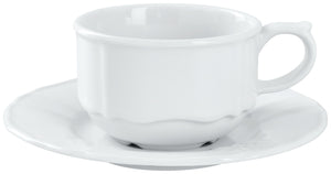 filiżanka do kawy Amely; 200ml, 8.5x5.7 cm (ØxW); biały; okrągły; 6 sztuka / opakowanie