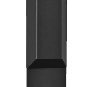 popielniczka stojąca Arkea; 3000ml, 25x96x10 cm (SxWxG); szary/czarny; prostokątny
