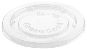 pokrywa do pojemnika do dressingu EcoEcho IX; 7.8x0.6 cm (ØxW); transparentny; okrągły; 200 sztuka / opakowanie