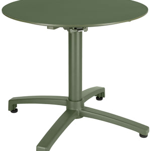 Outdoor-Aluminium-Loungetisch Taipa rund; 60x50 cm (ØxW); Platte oliwka