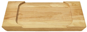 podstawka drewniana Pegosi; 27.5x16.4 cm (DxS); brązowy; prostokątny