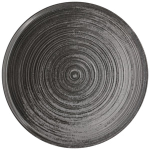 talerz płaski z rantem Etana; 27x1.4 cm (ØxW); szary; okrągły; 6 sztuka / opakowanie