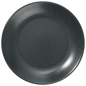 talerz płaski Masca; 24 cm (Ø); czarny; okrągły; 6 sztuka / opakowanie
