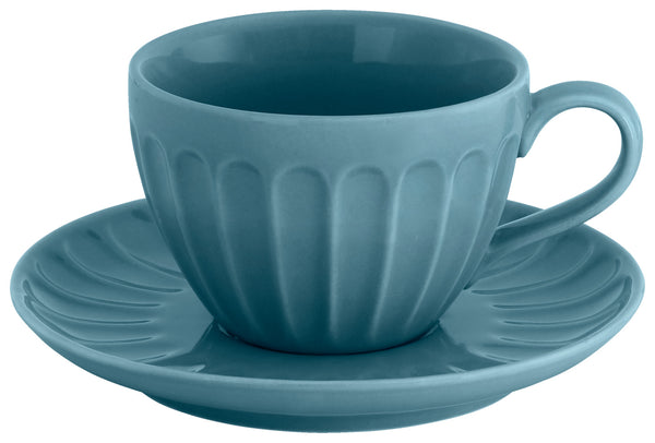 filiżanka do kawy Bel Colore; 190ml, 8.5x5.5 cm (ØxW); niebieski; 6 sztuka / opakowanie