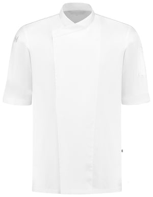 Herrenkochjacke Bastien; Kleidergröße M; biały