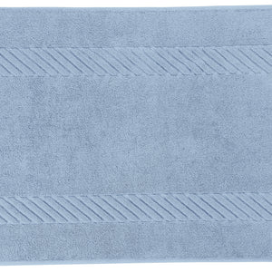 mata łazienkowa Valencia gładka; 50x90 cm (SxD); niebieski